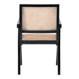 Bordeaux Rattan Dining Chair Black/Natural