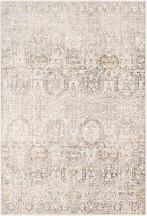 Indigo IGO-2306 Traditional Polypropylene Rug IGO2306-81012 Medium Gray, Charcoal, Tan, Black, Beige, White 100% Polypropylene 8'10" x 12'