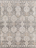 Indigo IGO-2307 Traditional Polypropylene Rug IGO2307-710102 Black, Medium Gray, Charcoal, Tan, Beige, White 100% Polypropylene 7'10" x 10'2"