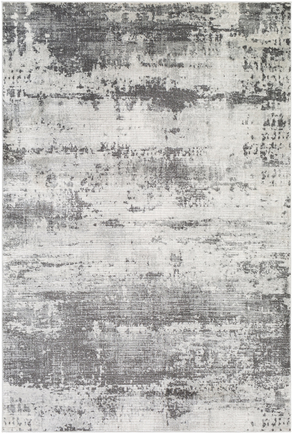 Indigo IGO-2334 Global Polypropylene Rug IGO2334-710102 Charcoal, Taupe, Light Gray, White 100% Polypropylene 7'10" x 10'2"