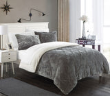 Josepha Grey King 7pc Comforter Set