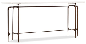 5633 Transitional Skinny Metal Console in Iron