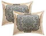 Raina Beige King 4pc Quilt Set