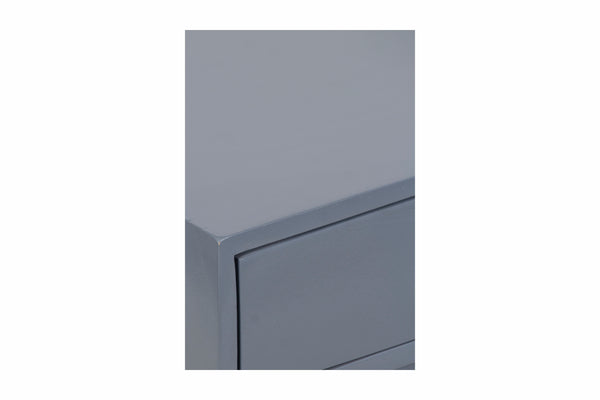 Porter Designs Capri Solid Wood Modern Nightstand Gray 04-108-04-6842