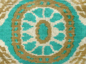 Pasargad Ikat Velvet Pillow- ik28-PASARGAD