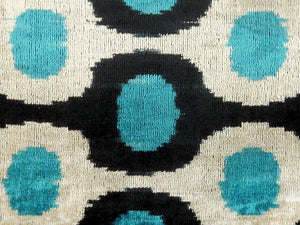 Pasargad Ikat Velvet Pillow- ik29-PASARGAD