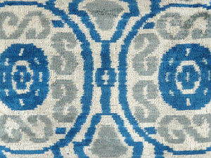 Pasargad Ikat Velvet Pillow- ik30-PASARGAD