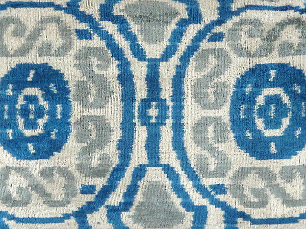 Pasargad Ikat Velvet Pillow- ik30-PASARGAD