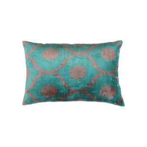 Pasargad Ikat Velvet Pillow- IK41 16X24-PASARGAD