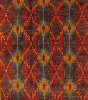 Pasargad Ikat Collection Hand-Knotted Lamb's Wool Area Rug IKAT-14 6X9-PASARGAD