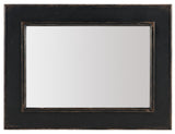 Hooker Furniture CiaoBella Casual Ciao Bella Landscape Mirror- Black in Pine Solids with Pine Veneers and Mirror 5805-90005-99