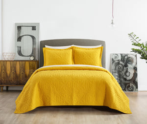 Babe Yellow Queen 7pc Quilt Set