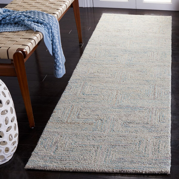 Ikat Hand Tufted 100% Wool Pile Rug – Luxurious Softness, Exquisite Design for Your Home Décor