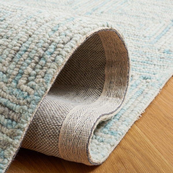 Ikat Hand Tufted 100% Wool Pile Rug – Luxurious Softness, Exquisite Design for Your Home Décor