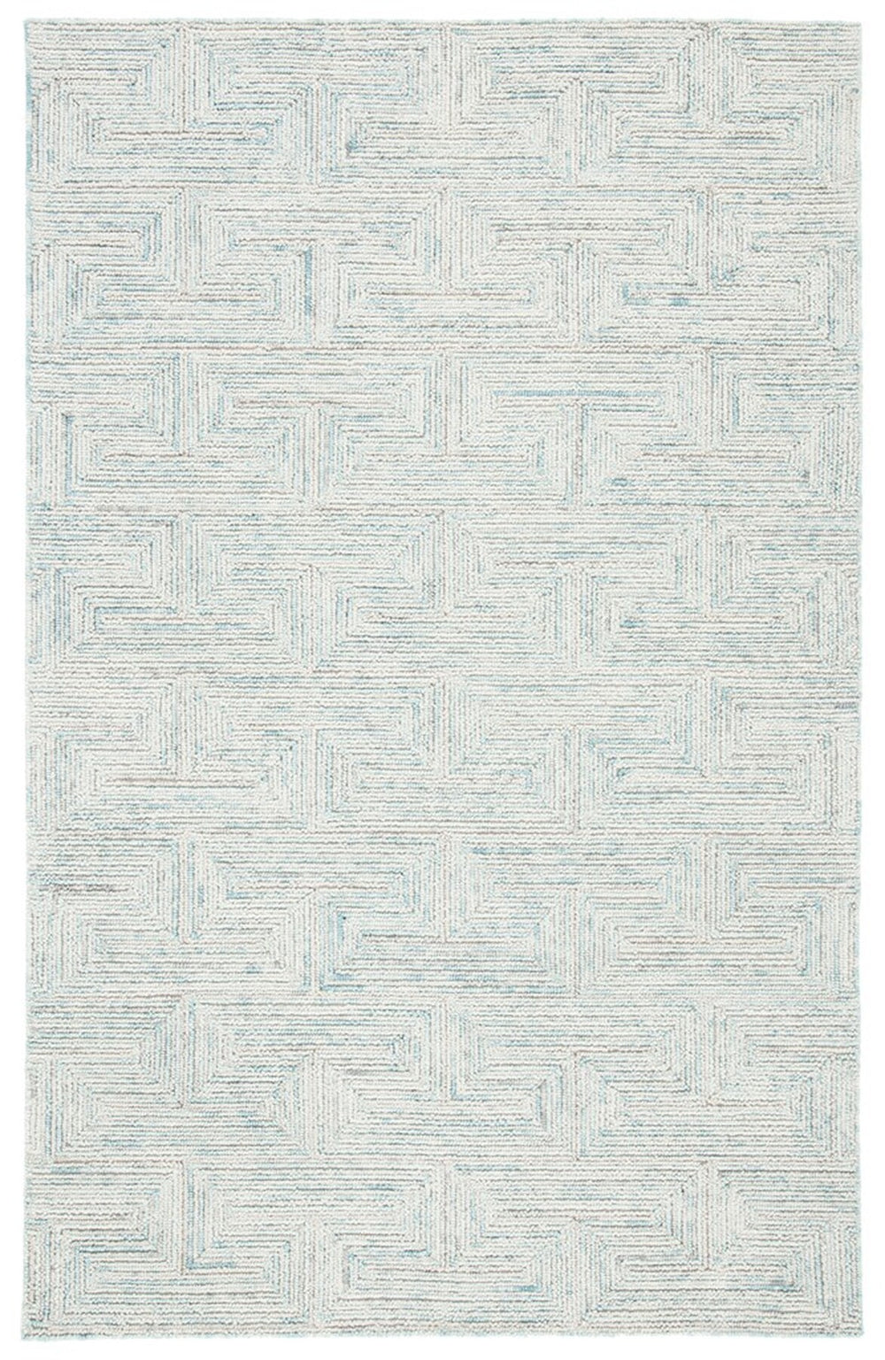 Ikat Hand Tufted 100% Wool Pile Rug – Luxurious Softness, Exquisite Design for Your Home Décor