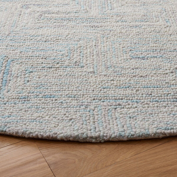 Ikat Hand Tufted 100% Wool Pile Rug – Luxurious Softness, Exquisite Design for Your Home Décor