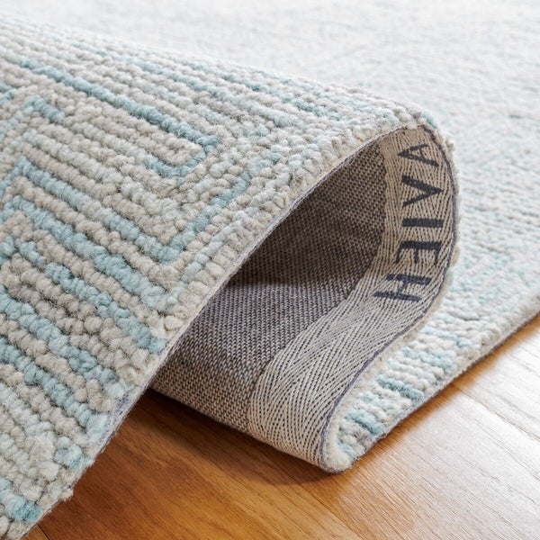 Ikat Hand Tufted 100% Wool Pile Rug – Luxurious Softness, Exquisite Design for Your Home Décor