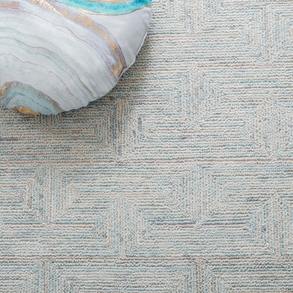 Ikat Hand Tufted 100% Wool Pile Rug – Luxurious Softness, Exquisite Design for Your Home Décor