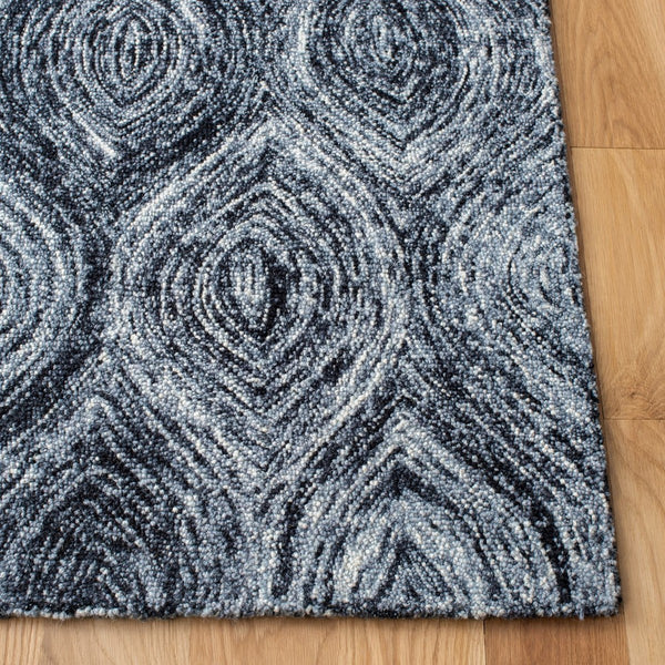 Ikat Ikt631 Contemporary Hand Tufted 100% Wool Pile Rug Grey
