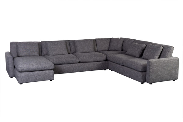 Porter Designs Cullen Modular Contemporary Sectional Gray 01-206C-66-7007-KIT