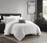 Leighton White Queen 5pc Comforter Set
