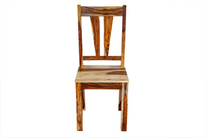 Porter Designs Kalispell Solid Sheesham Wood Natural Dining Chair Natural 07-116-02-PDU106-1