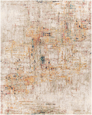 Illusions ILS-2300 Modern Polypropylene, Polyester Rug ILS2300-71010 Cream, Light Gray, Medium Gray, Saffron, Navy, Peach, Burnt Orange, Sage, Dark Green 70% Polypropylene, 30% Polyester 7'10" x 10'