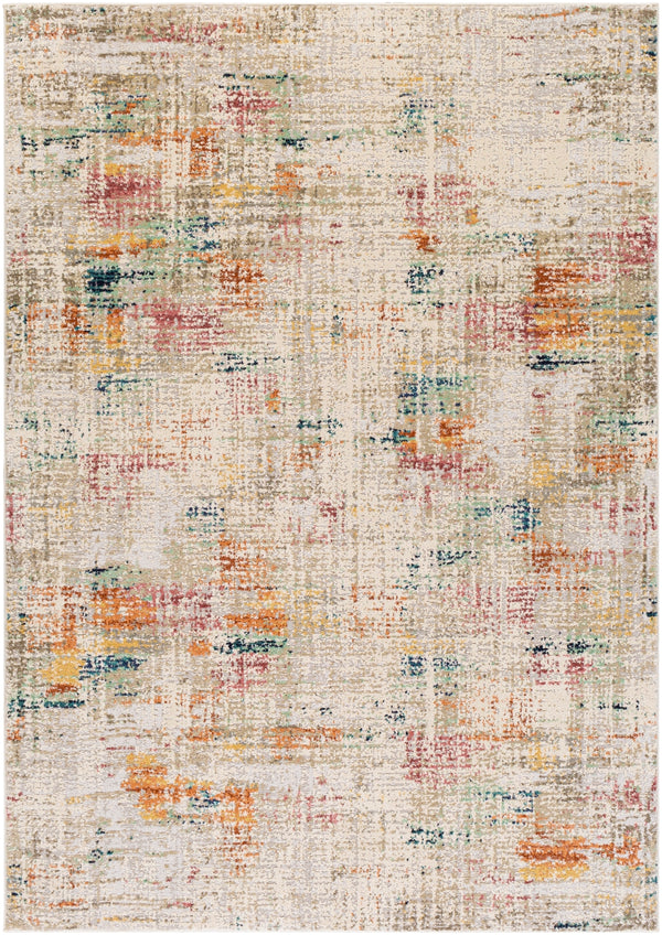 Illusions ILS-2303 Modern Polypropylene, Polyester Rug ILS2303-912 Cream, Light Gray, Medium Gray, Saffron, Rose, Pale Pink, Navy, Sage, Dark Green 70% Polypropylene, 30% Polyester 9' x 12'