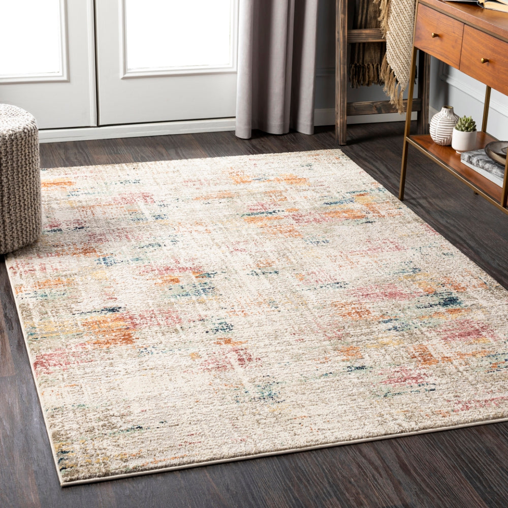 Illusions ILS-2303 Modern Polypropylene, Polyester Rug ILS2303-912 Cream, Light Gray, Medium Gray, Saffron, Rose, Pale Pink, Navy, Sage, Dark Green 70% Polypropylene, 30% Polyester 9' x 12'
