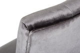 VIG Furniture A&X Charlotte - Grey Velour Dining Chair (Set of 2) VGUNAA031-GRY