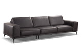 VIG Furniture Accenti Italia Darwin - Italian Modern Dark Brown Leather Sofa VGDD-DARWIN