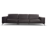 VIG Furniture Accenti Italia Darwin - Italian Modern Dark Brown Leather Sofa VGDD-DARWIN