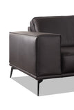 VIG Furniture Accenti Italia Darwin - Italian Modern Dark Brown Leather Sofa VGDD-DARWIN