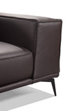 VIG Furniture Accenti Italia Darwin - Italian Modern Dark Brown Leather Sofa VGDD-DARWIN