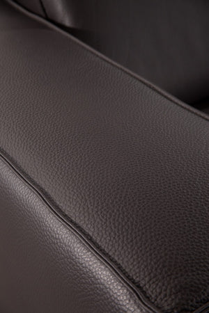 VIG Furniture Accenti Italia Darwin - Italian Modern Dark Brown Leather Sofa VGDD-DARWIN