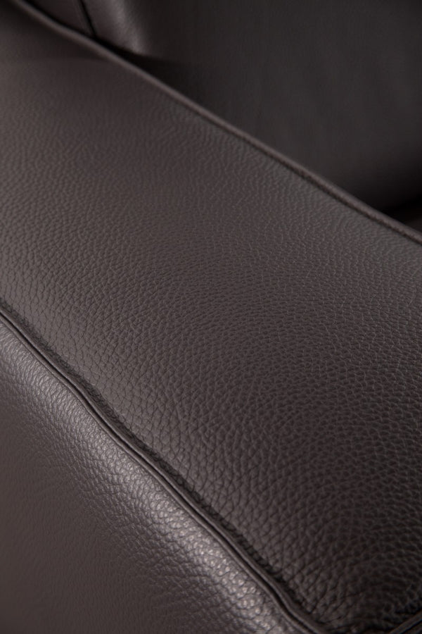 VIG Furniture Accenti Italia Darwin - Italian Modern Dark Brown Leather Sofa VGDD-DARWIN