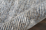 Nourison Ellora ELL03 Modern Handmade Knotted Indoor only Area Rug Slate 9'9" x 13'9" 99446384942