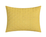 Dominic Yellow King 4pc Quilt Set