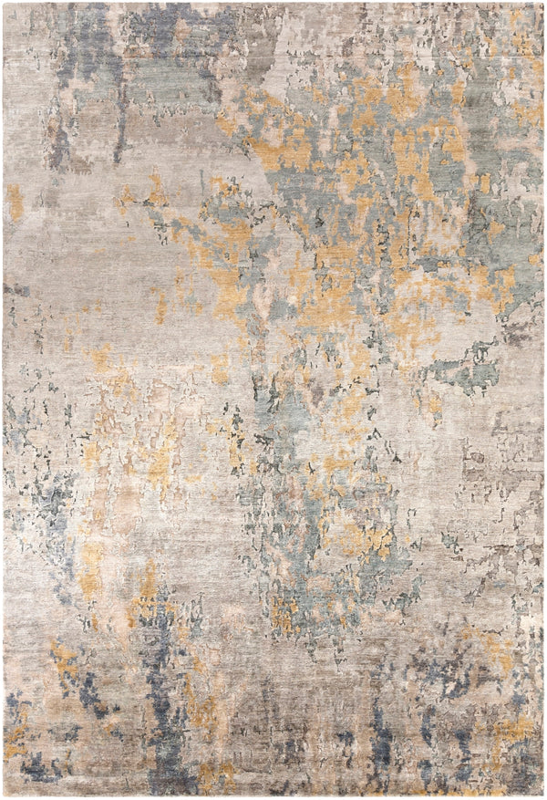 Imola IML-1001 Modern Viscose Rug IML1001-811 Wheat, Light Gray, Taupe, Medium Gray 100% Viscose 8' x 11'