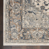 Nourison Concerto CNC05 Farmhouse Machine Made Power-loomed Indoor only Area Rug Ivory/Grey 10' x 14' 99446077844