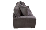 Porter Designs Big Chill Corduroy Contemporary Sofa Gray 01-33C-01-2249