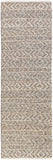 Ingrid ING-2000 Modern Viscose, Wool Rug ING2000-312 Black, Ivory, Taupe 65% Viscose, 35% Wool 3' x 12'