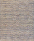 Ingrid ING-2003 Modern Viscose, Wool Rug ING2003-810 Dark Blue, Ivory, Taupe 65% Viscose, 35% Wool 8' x 10'