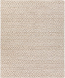 Ingrid ING-2004 Modern Viscose, Wool Rug ING2004-810 White, Ivory, Taupe 65% Viscose, 35% Wool 8' x 10'