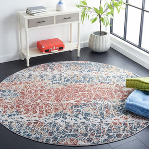 Safavieh Invista 592 Power Loomed 43% Polypropylene/57% Polyester Rug INV592P-7SQ