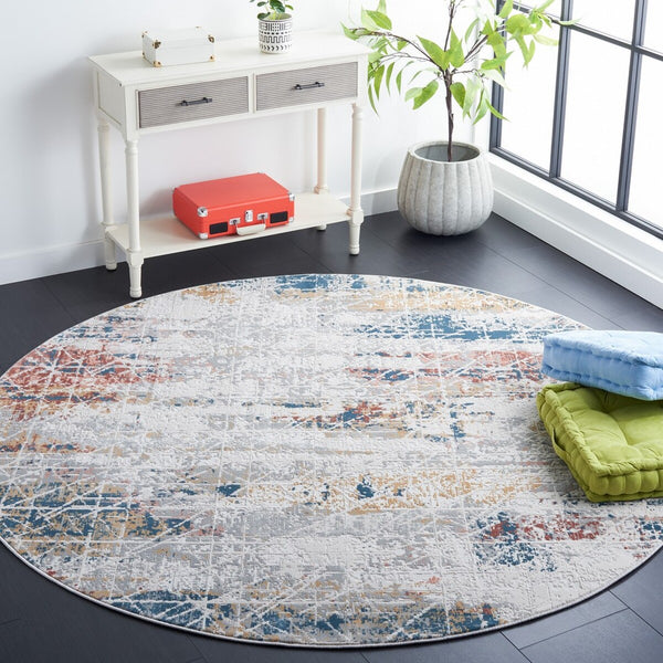 Safavieh Invista 599 Power Loomed 43% Polypropylene/57% Polyester Rug INV599A-7SQ