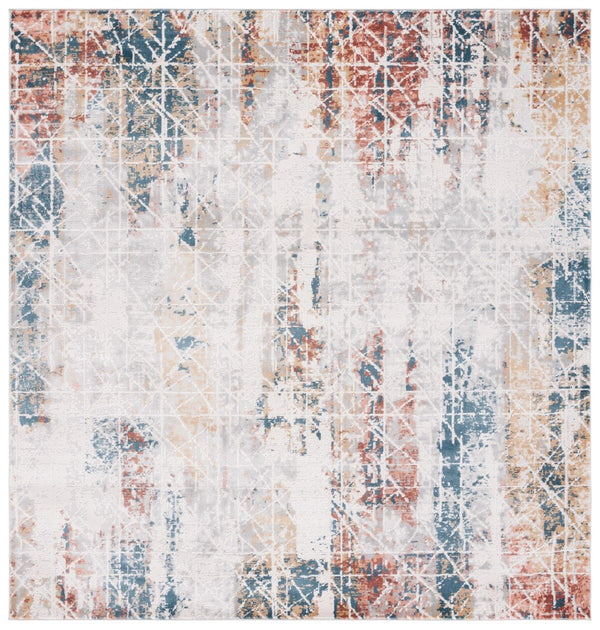 Safavieh Invista 599 Power Loomed 43% Polypropylene/57% Polyester Rug INV599A-7SQ