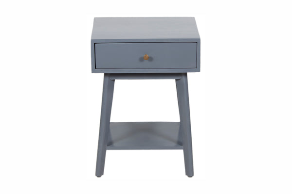Porter Designs Capri Solid Wood Modern Nightstand Gray 04-108-04-6842
