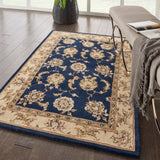 Nourison Nourison 2000 2022 Persian Handmade Tufted Indoor Area Rug Navy 3'9" x 5'9" 99446709479