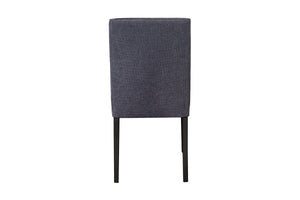 Porter Designs Enna Solid Wood Contemporary Dining Chair Gray 07-204C-02-D231-1